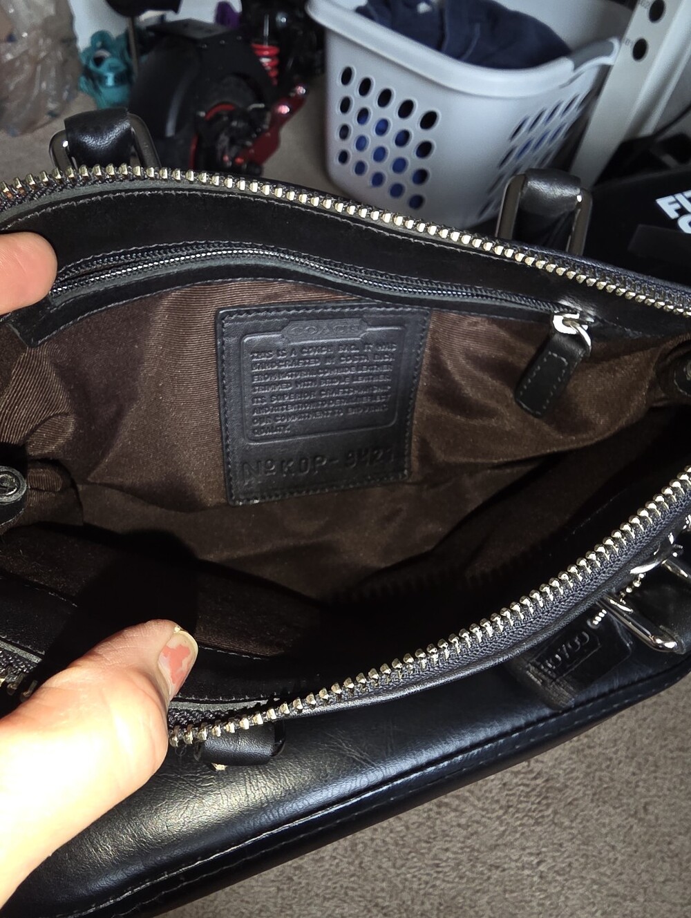 Coach Black Leather Purse - Picture 15 of 15